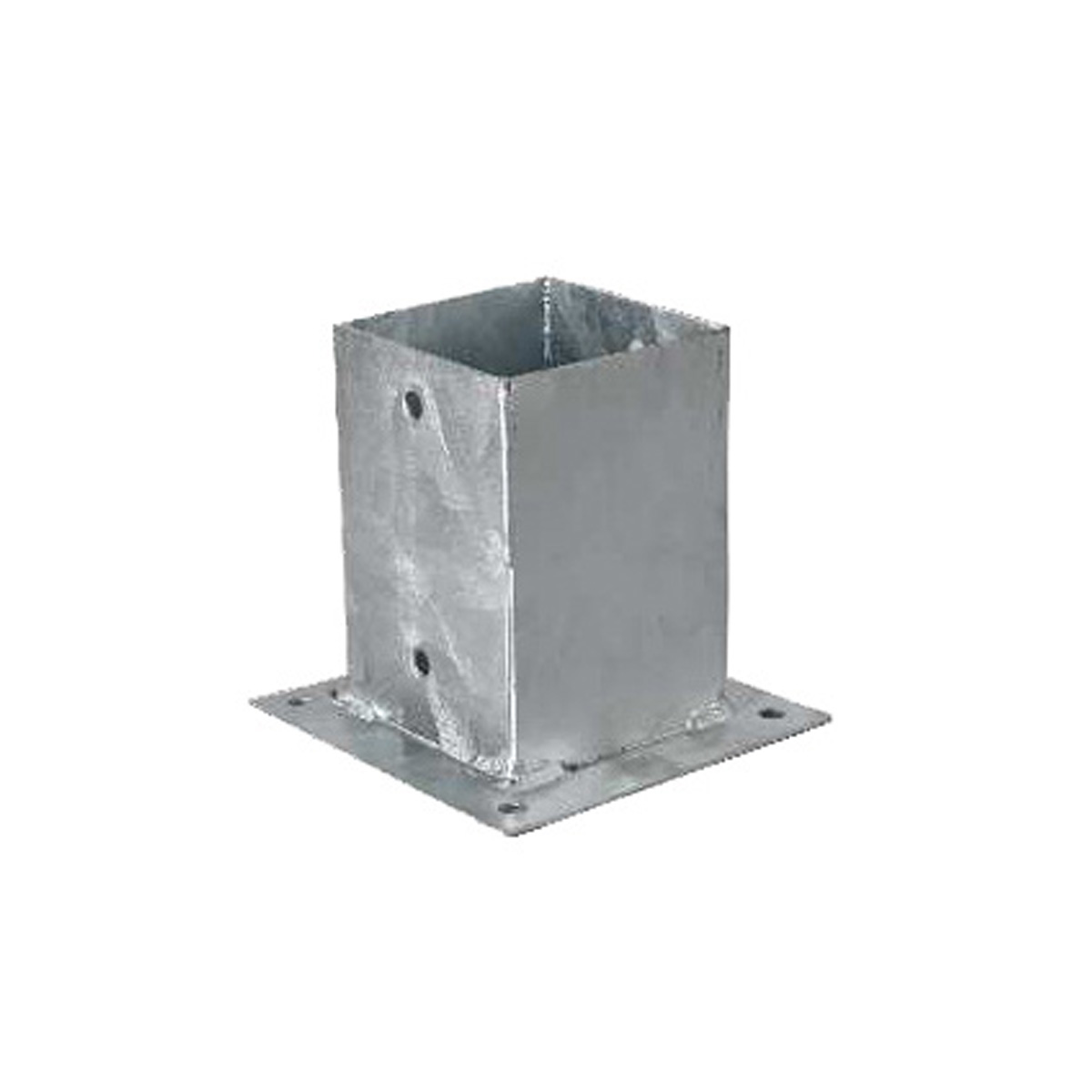 EFG PPQ Portapilastro quadrato, spessore 2,0mm, zincato