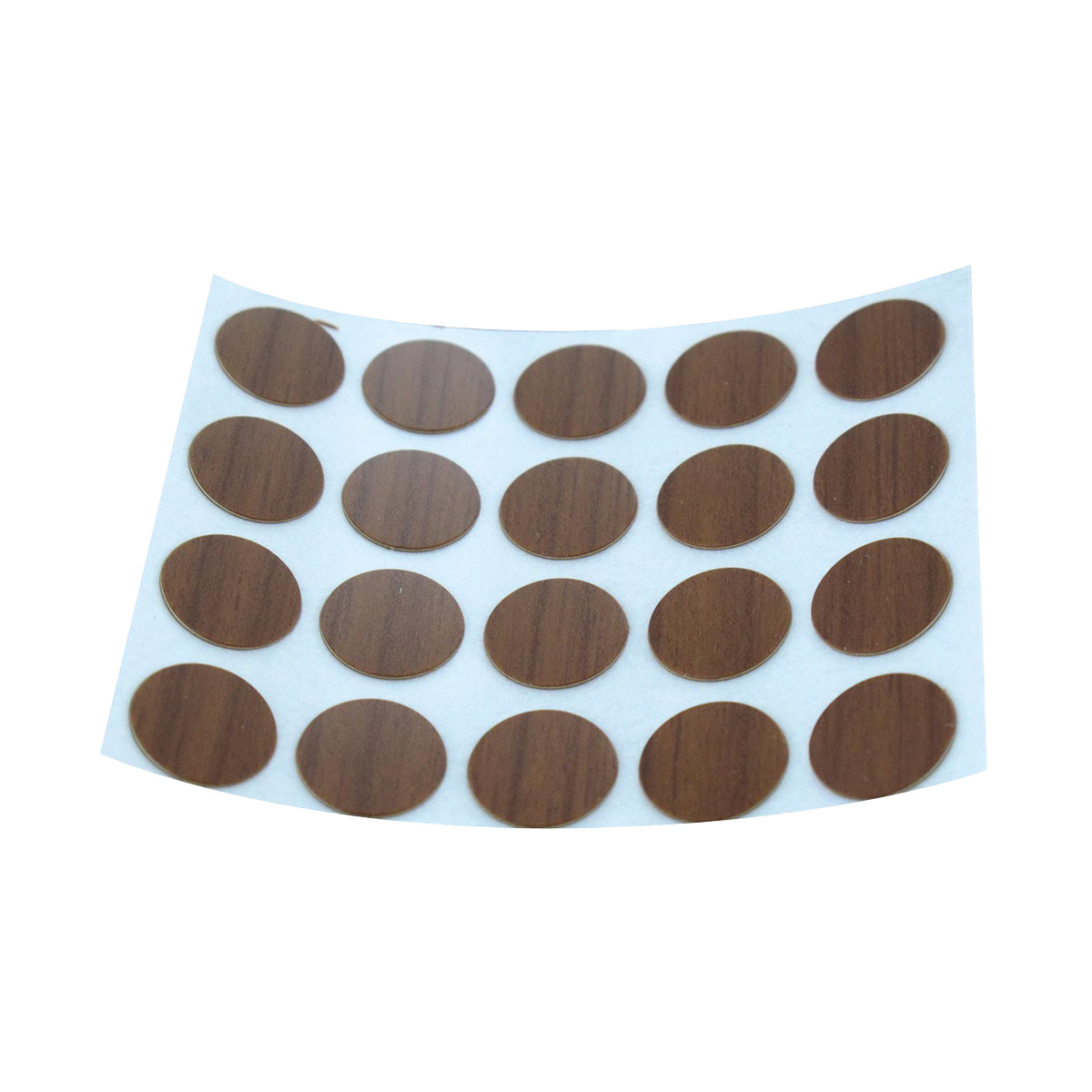 Coperture adesive per viti con testa piatta
